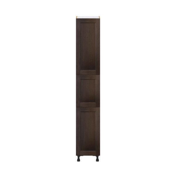 Summerina Chestnut Solid Wood Recessed Assembled Pantry  Cabinet with 5 Shelves (15 in. W x 89.5 in. H x 24 in. D)