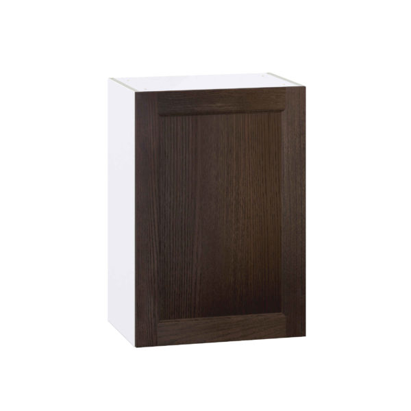 Summerina Chestnut Solid Wood Recessed Assembled Wall  Cabinet with Full High Door (21 in. W x 30 in. H x 14 in. D)