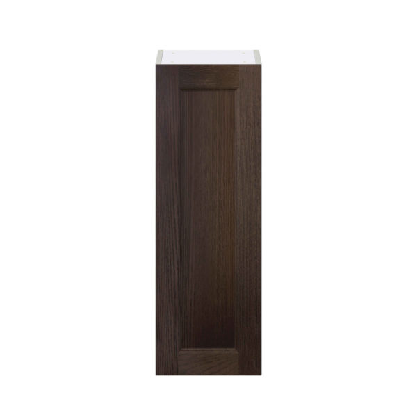 Summerina Chestnut Solid Wood Recessed Assembled Wall  Cabinet with Full High Door (12 in. W x 35 in. H x 14 in. D)