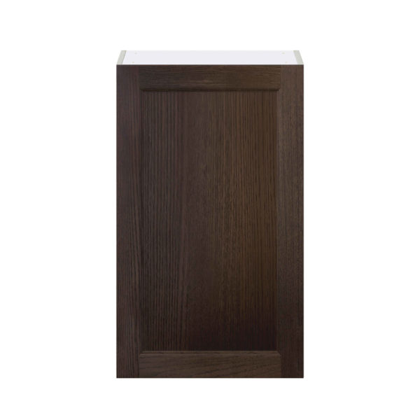 Summerina Chestnut Solid Wood Recessed Assembled Wall  Cabinet with Full High Door (21 in. W x 35 in. H x 14 in. D)