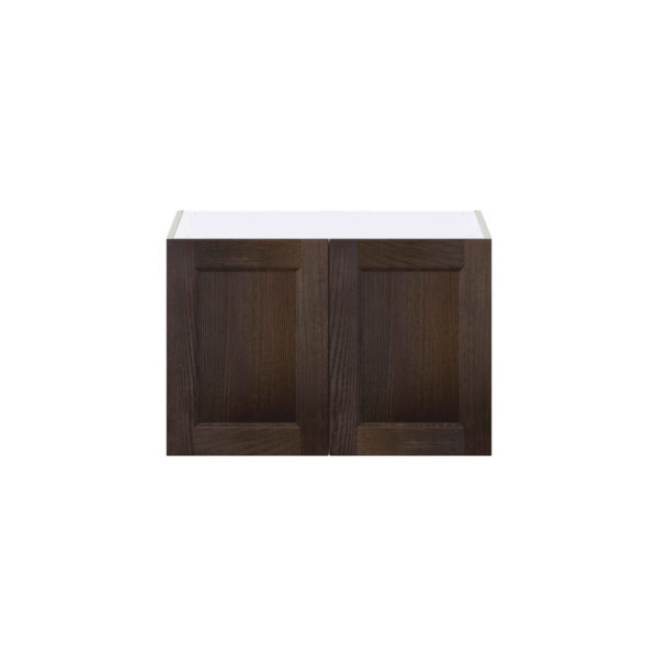 Summerina Chestnut Solid Wood Recessed Assembled Deep Wall Bridge Cabinet (30 in. W x 20 in. H x 24 in. D)