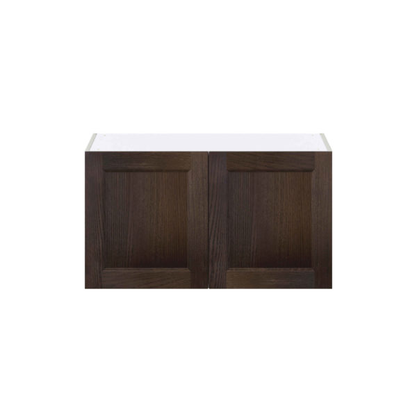 Summerina Chestnut Solid Wood Recessed Assembled Deep Wall Bridge  Cabinet (36 in. W X 20 in. H X 24 in. D)