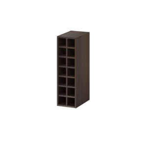 Summerina Chestnut Solid Wood Wall Wine Rack 9 in. W X 30 in. H X 14 in. D