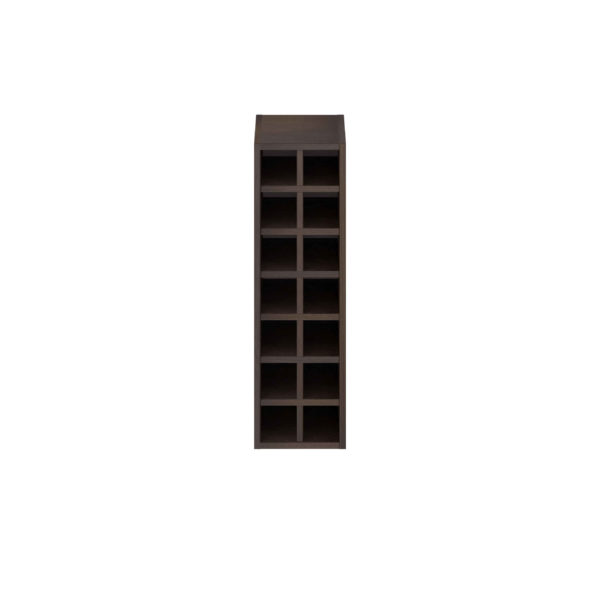 Summerina Chestnut Solid Wood Wall Wine Rack 9 in. W X 30 in. H X 14 in. D