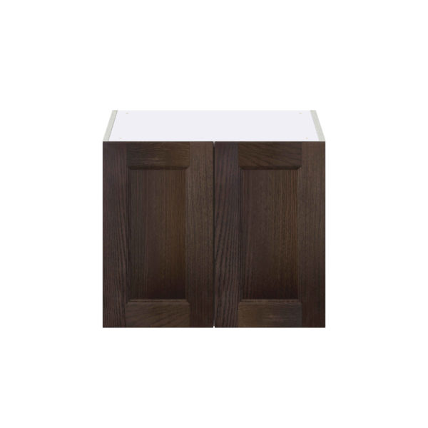 Summerina Chestnut Solid Wood Recessed Assembled Wall  Cabinet with 2 Full High Doors (24 in. W X 20 in. H X 24 in. D)