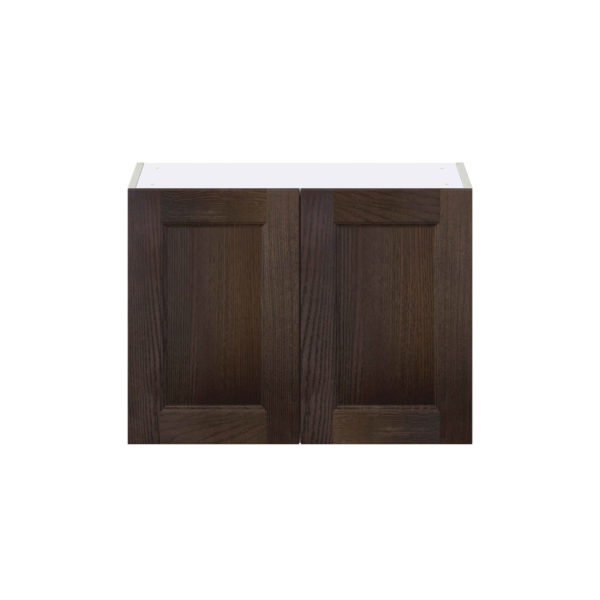 Summerina Chestnut Solid Wood Recessed Assembled Wall Bridge  Cabinet (27 in. W X 20 in. H X 14 in. D)