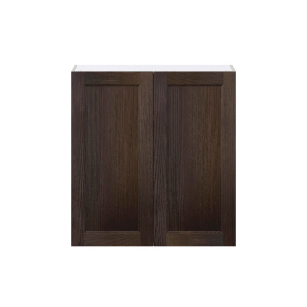 Summerina Chestnut Solid Wood Recessed Assembled Wall  Cabinet (33 in. W X 35 in. H X 14 in. D)