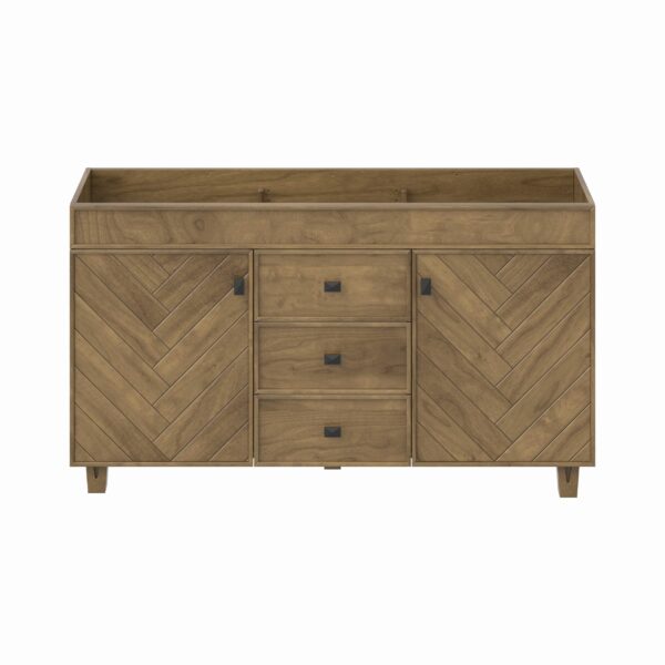 Huntington 60"W x 21-5/8"D Almond Brown Vanity Cabinet