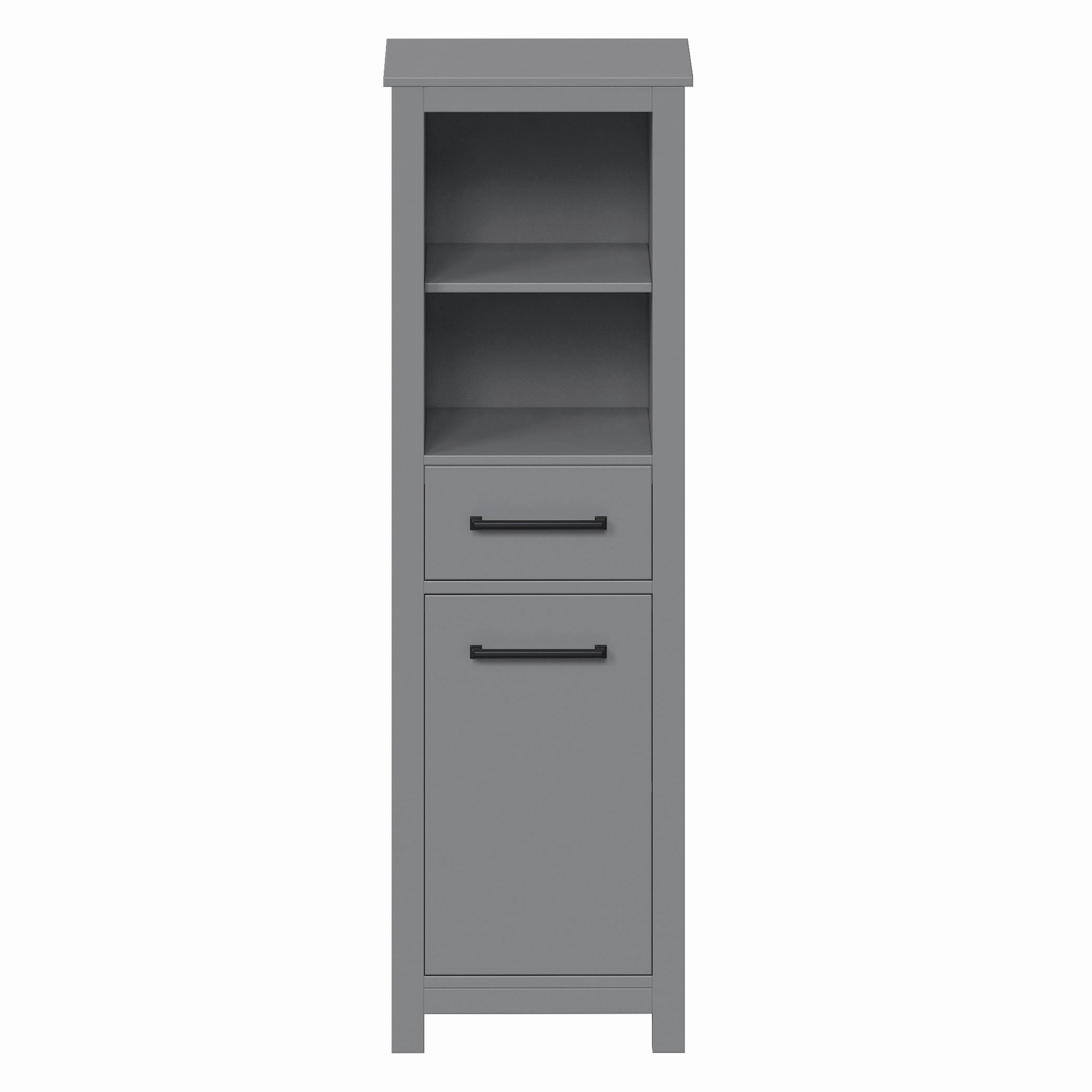 Allerton 19"W x 18-9/16"D x 60"H Gray Linen Cabinet