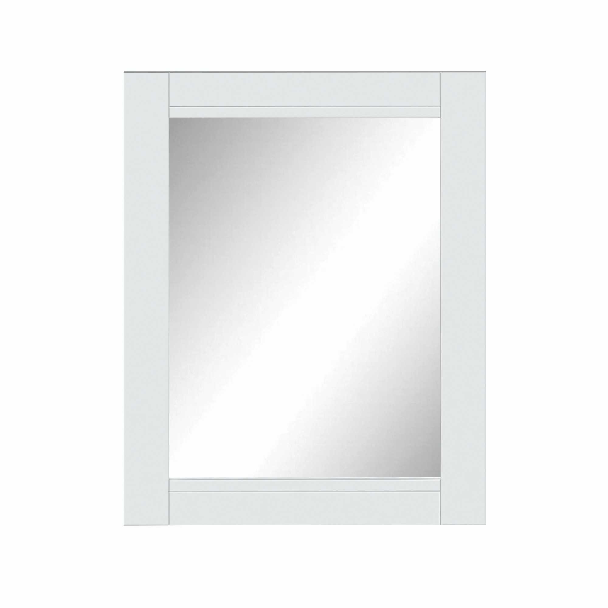 Allerton 24"W x 30"H Vanilla Framed Mirror