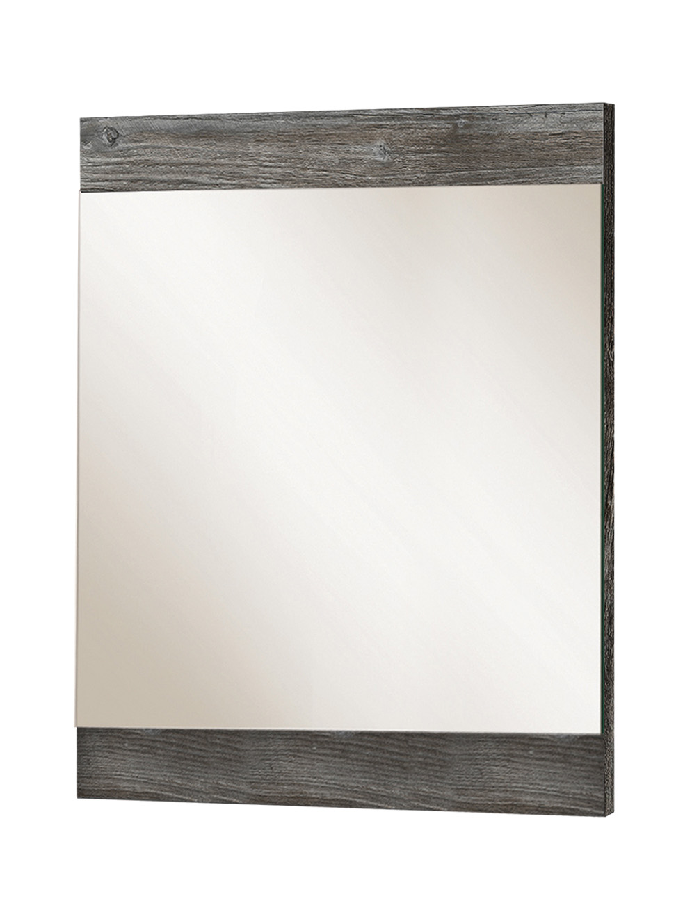 Begonia 24"W x 30"H Driftwood Gray Framed Mirror