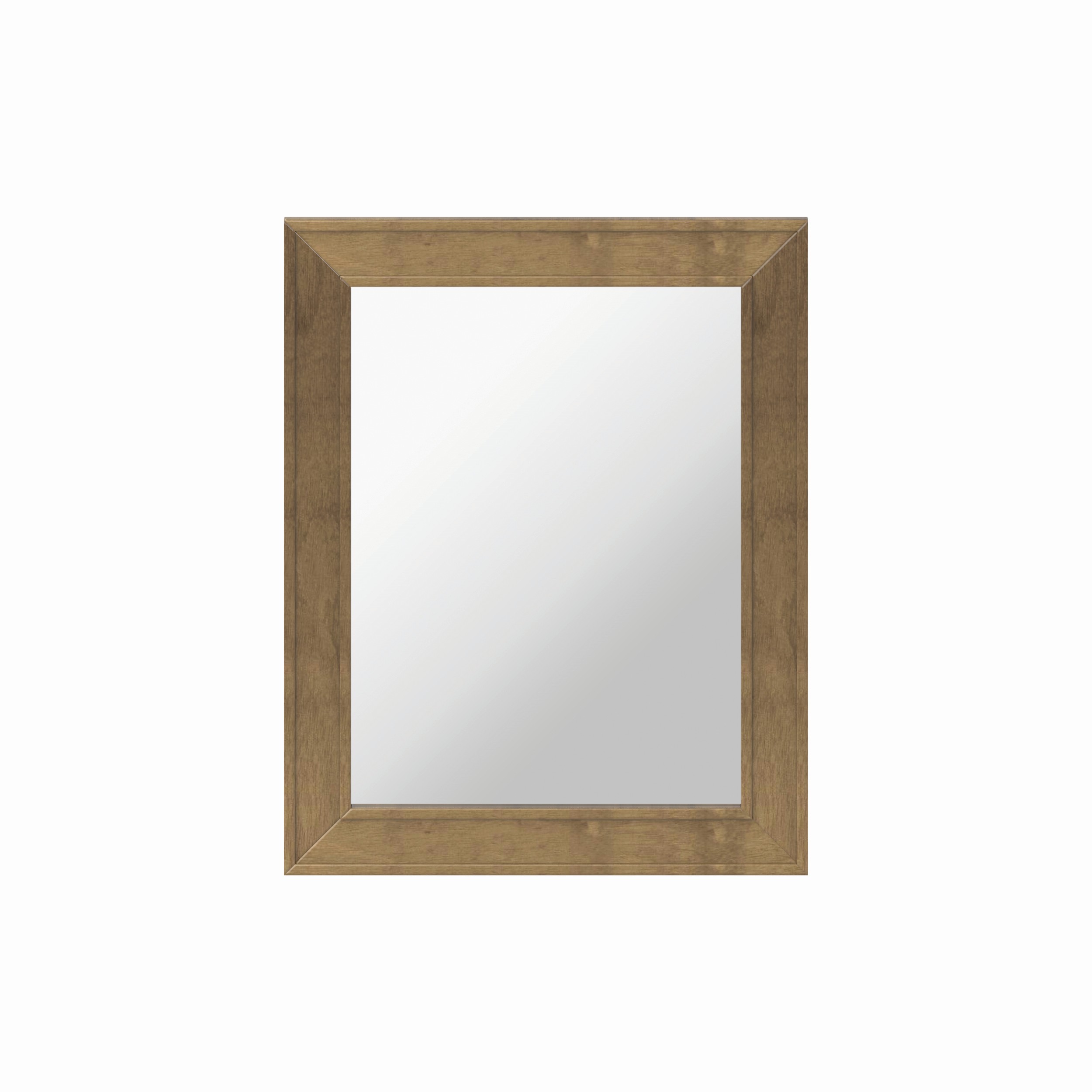 Huntington 24"W x 30"H Almond Brown Framed Mirror