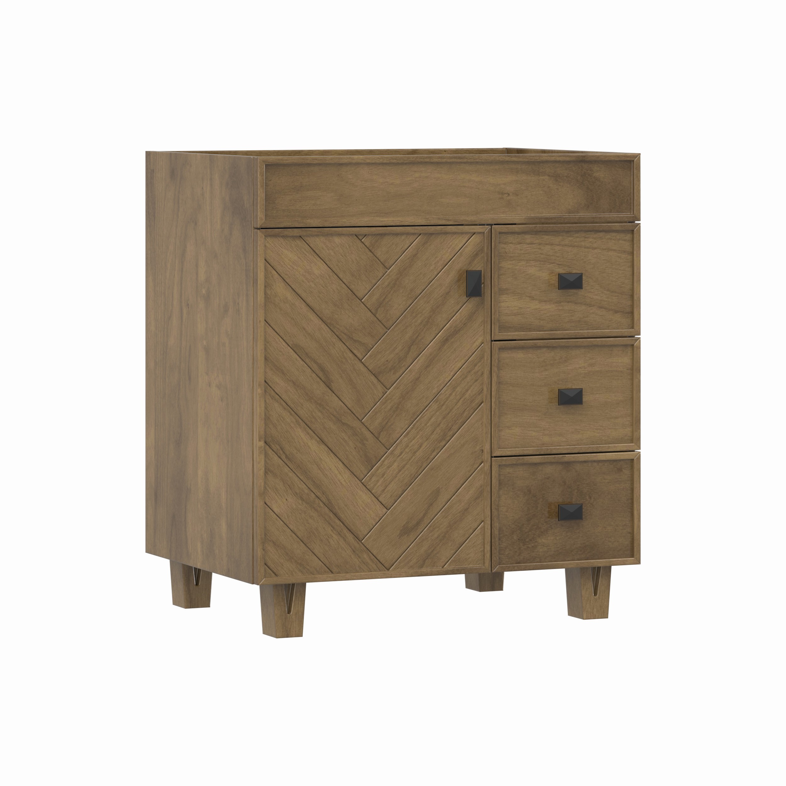 Huntington 30"W x 21-5/8"D Almond Brown Vanity Cabinet