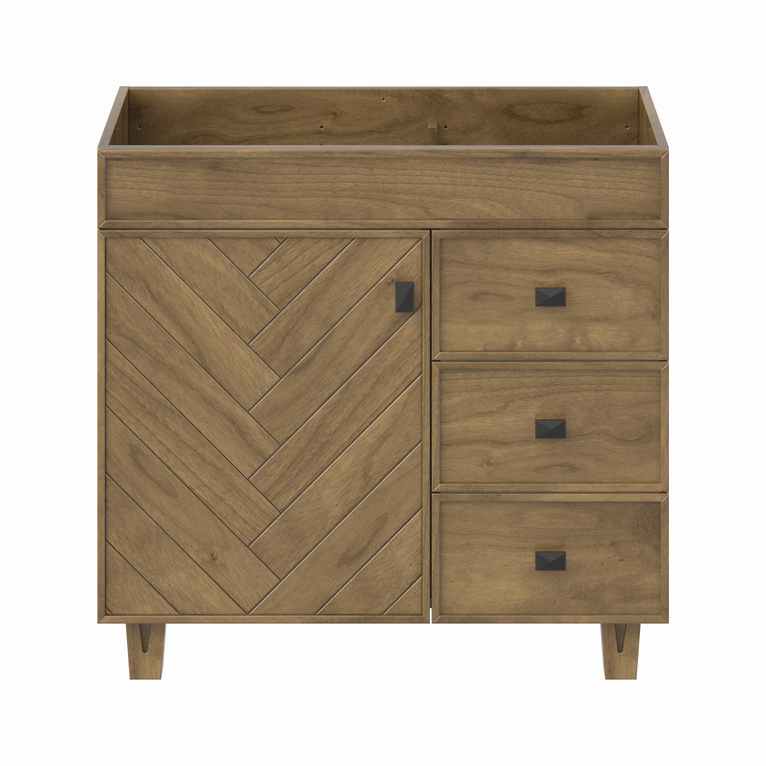 Huntington 36"W x 21-5/8"D Almond Brown Vanity Cabinet