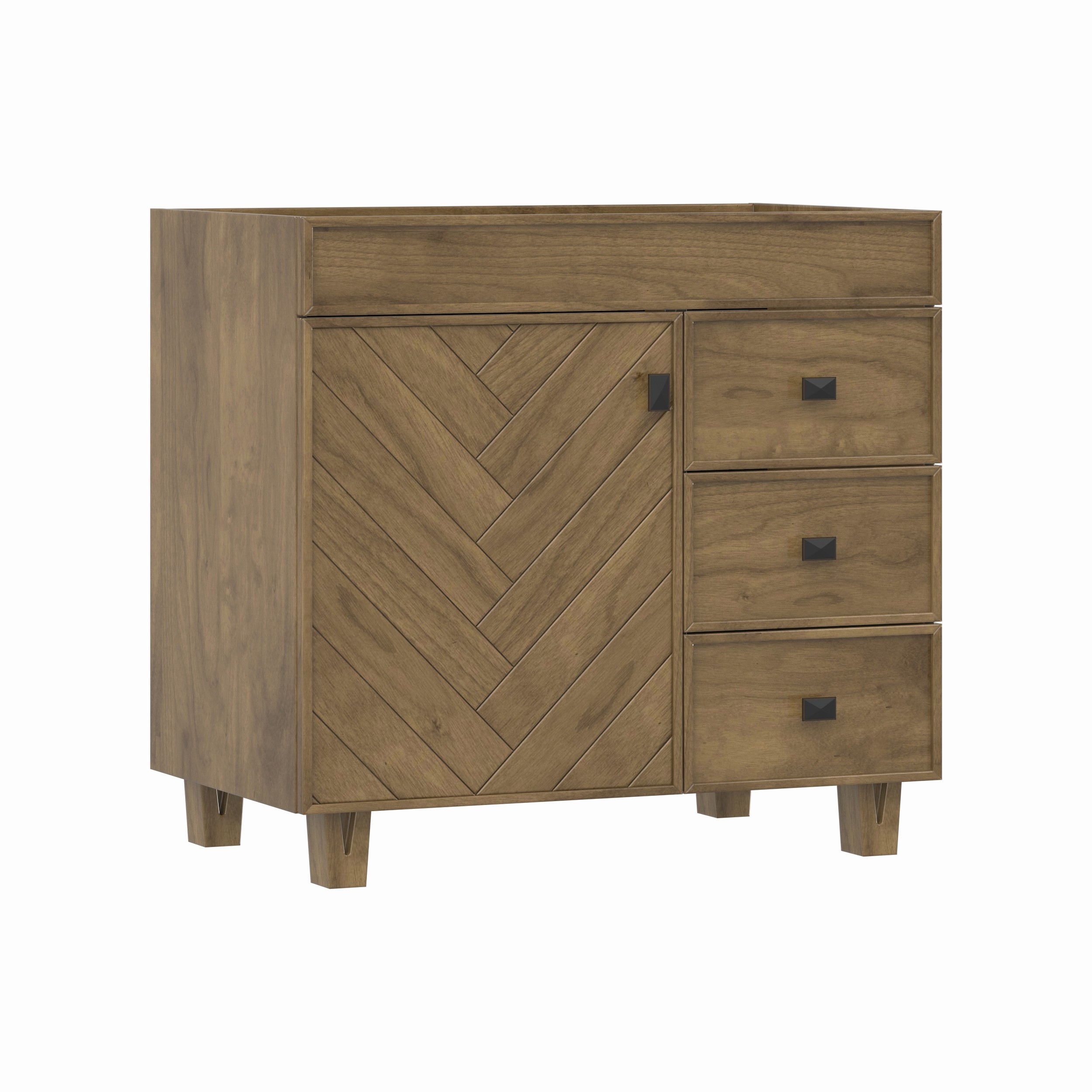 Huntington 36"W x 21-5/8"D Almond Brown Vanity Cabinet