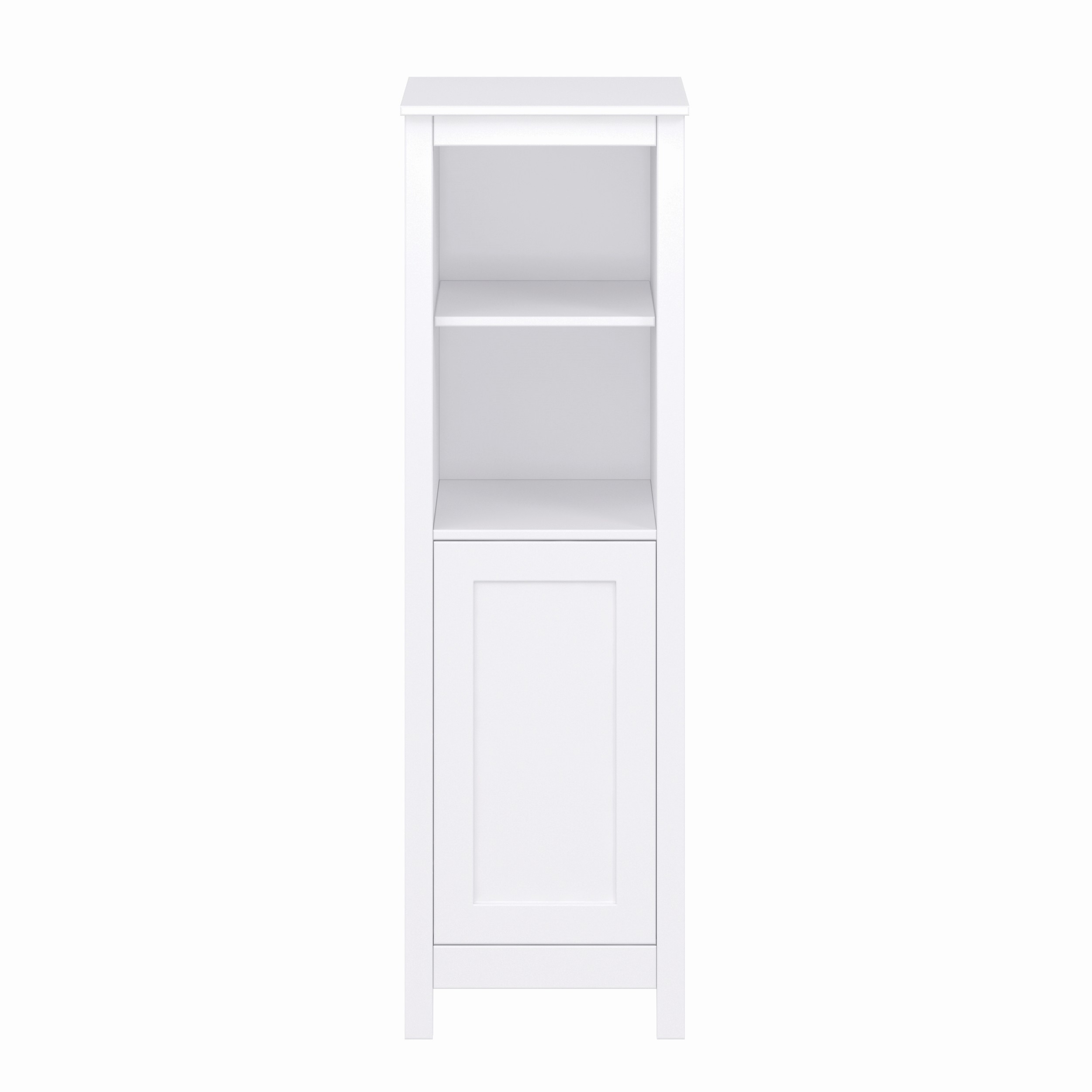 Mackenzie 18-1/2"W x 19"D x 60"H Bright White Linen Cabinet