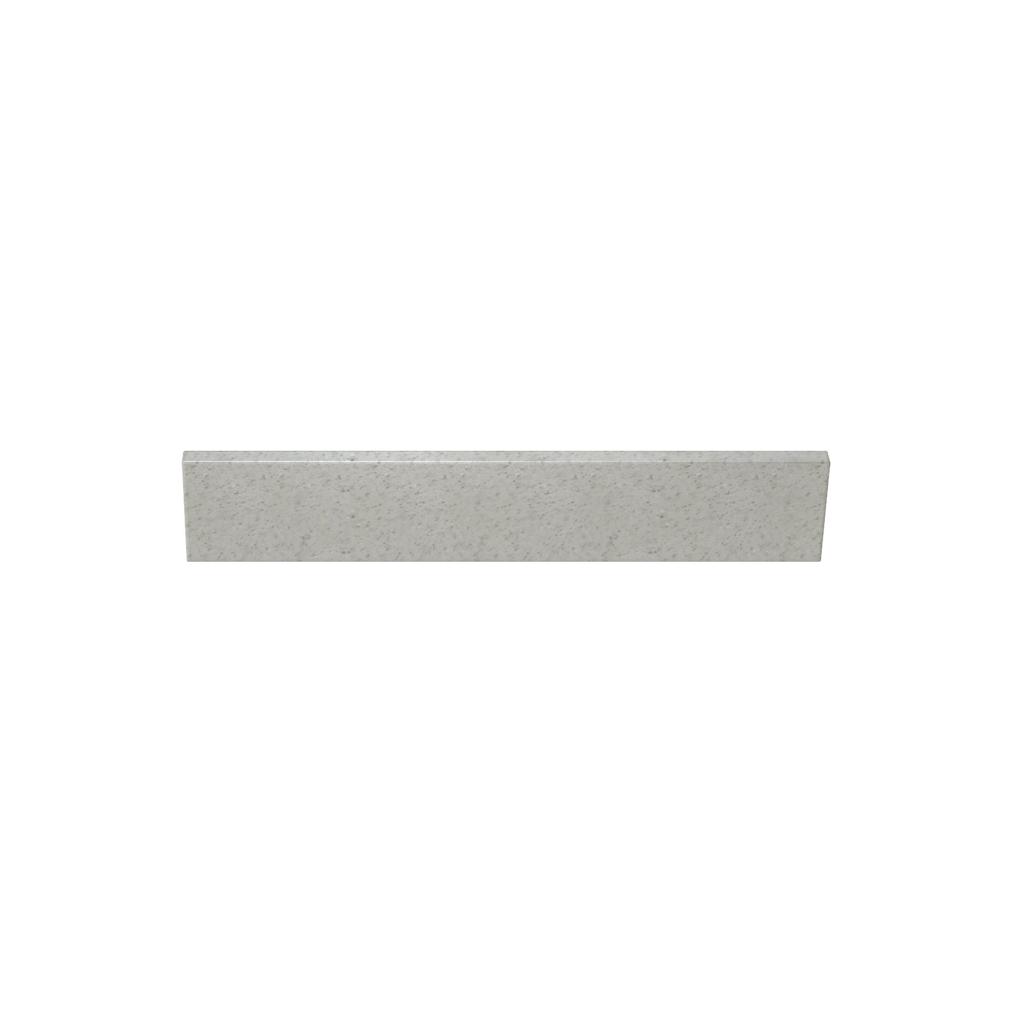 Silver Poplar 22 in. Cultured Marble Side Splash (Universal)