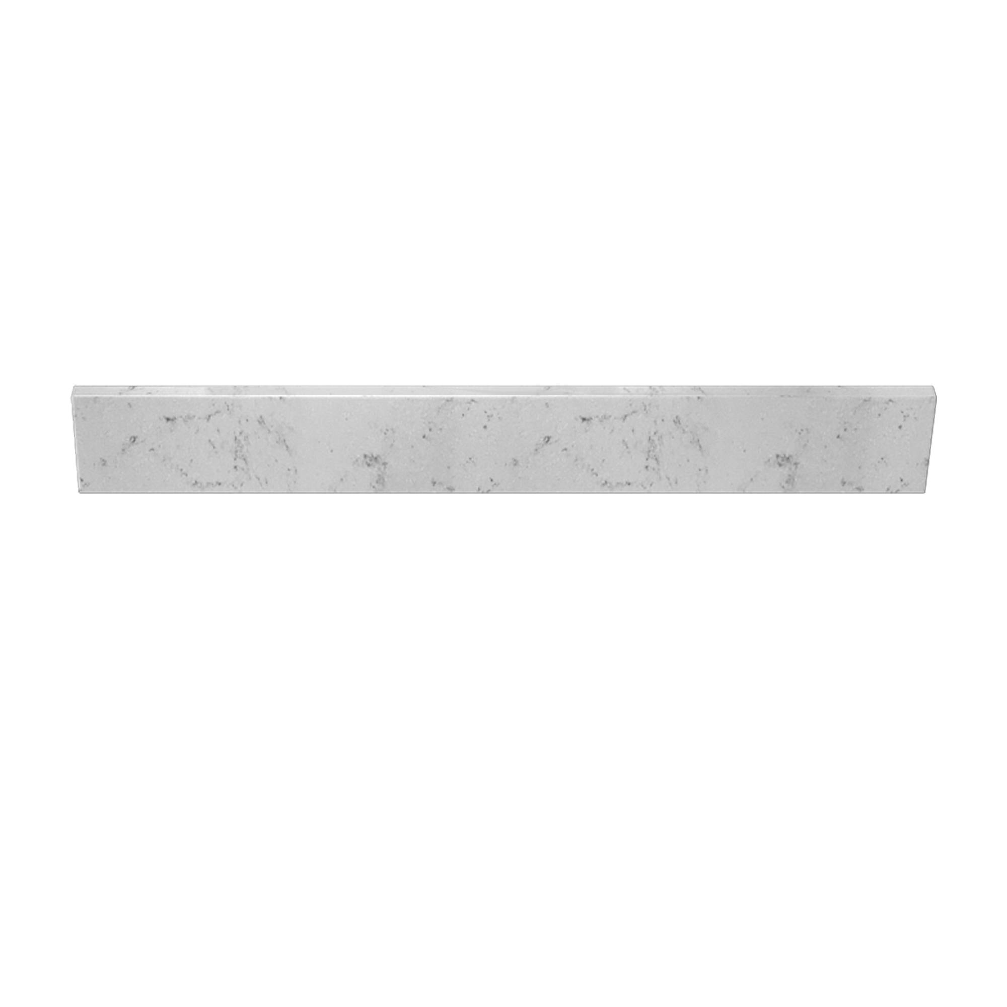 White Sage 31 in. w x 0.75 in. d x 4 in. h Cultured Marble Backsplash