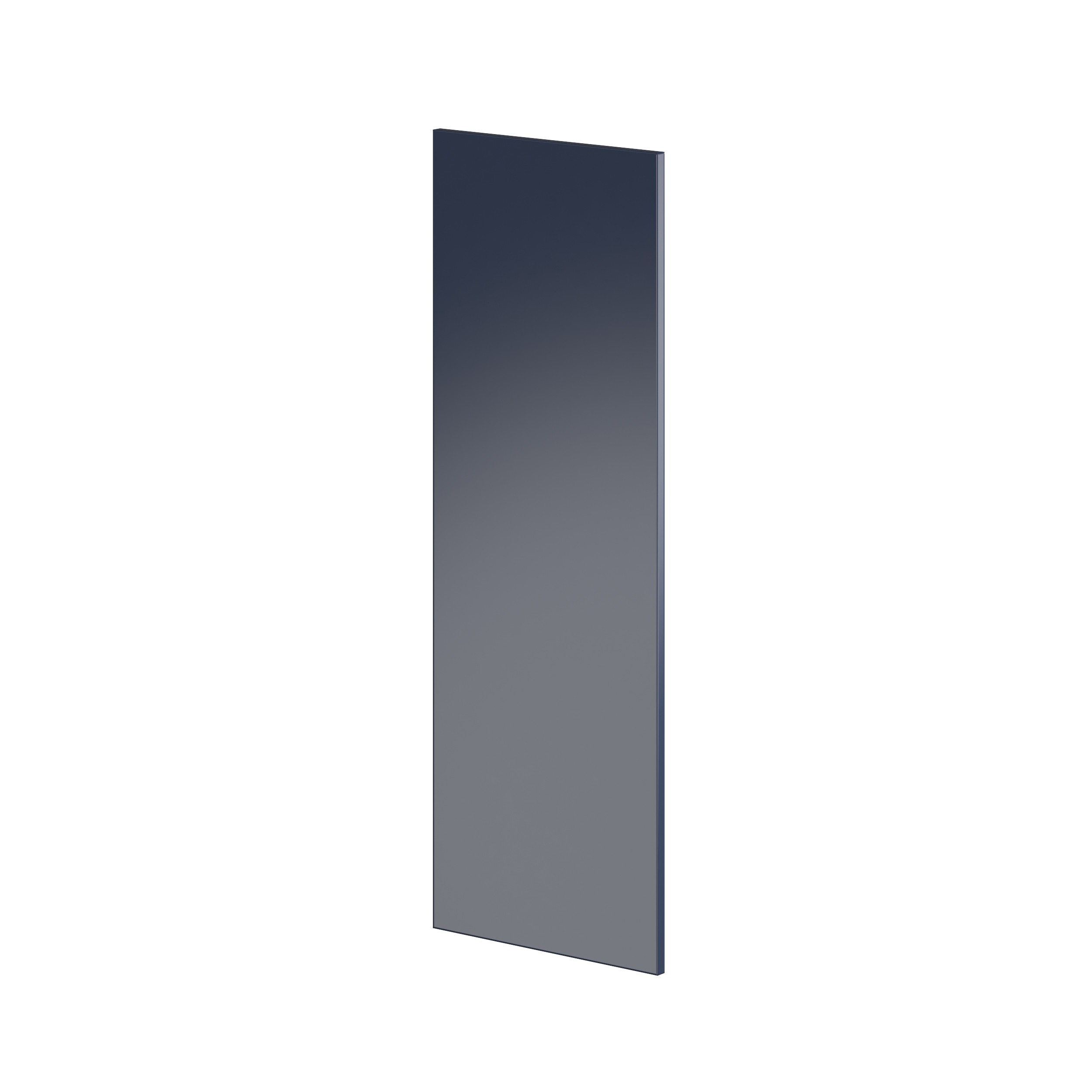 0.75 in.W x 42 in. H x 14 in. D Camellia Painted Midnight Blue Wall End Panel