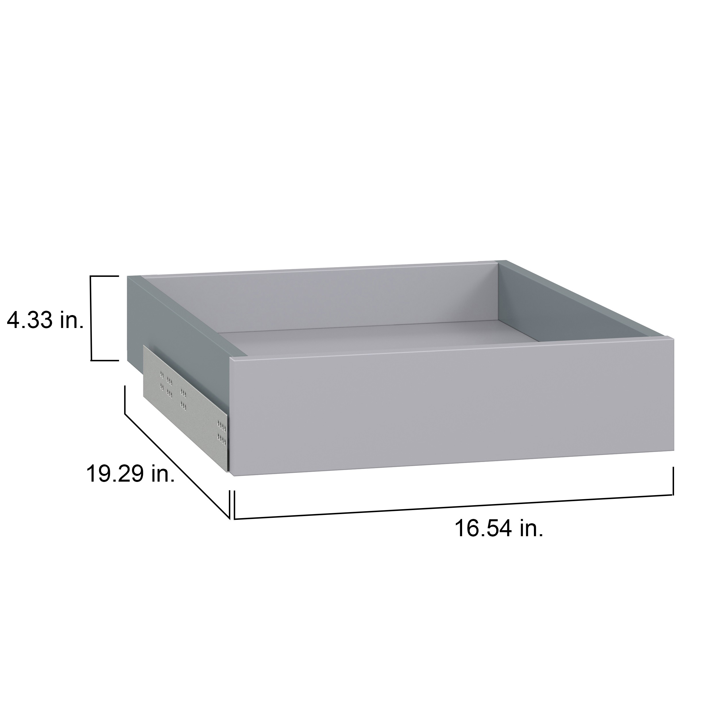 18x24x0.63 in. Drawer Kit and Inner Drawer Front Combo