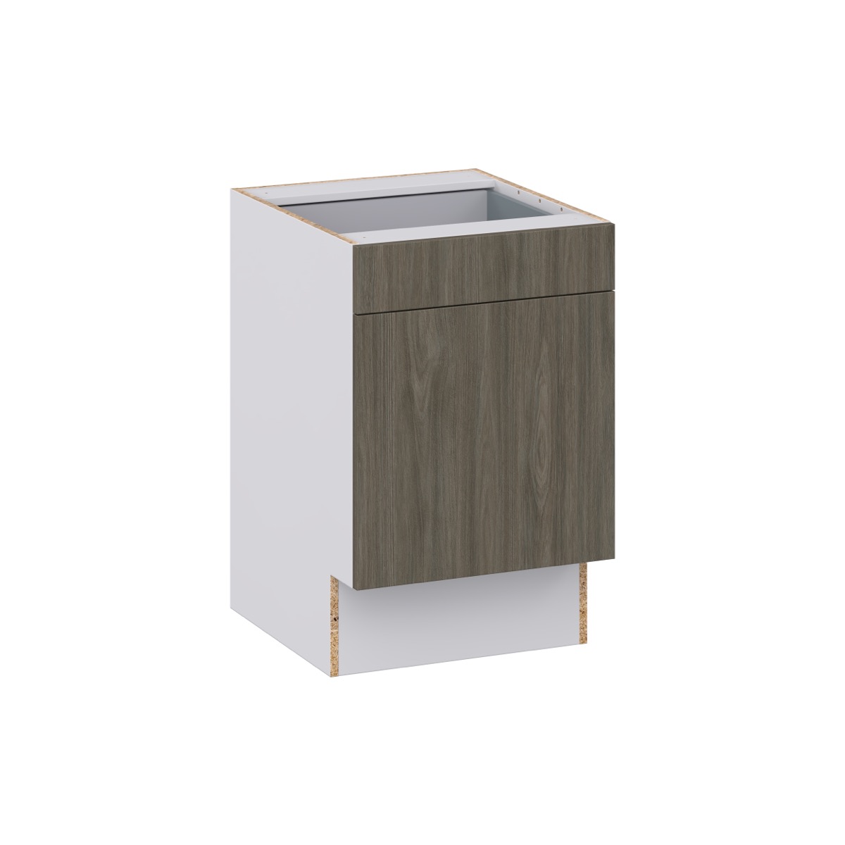 Cordyline Textured Slab Walnut Assembled 21 in. W x 32.5 in. H x 24 in. D Accessible ADA Base Cabinet with 1 Drawer