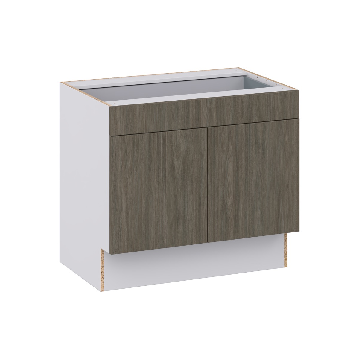 Cordyline Textured Slab Walnut Assembled 36 in. W x 32.5 in. H x 24 in. D Accessible ADA Base Cabinet with 1 Drawer