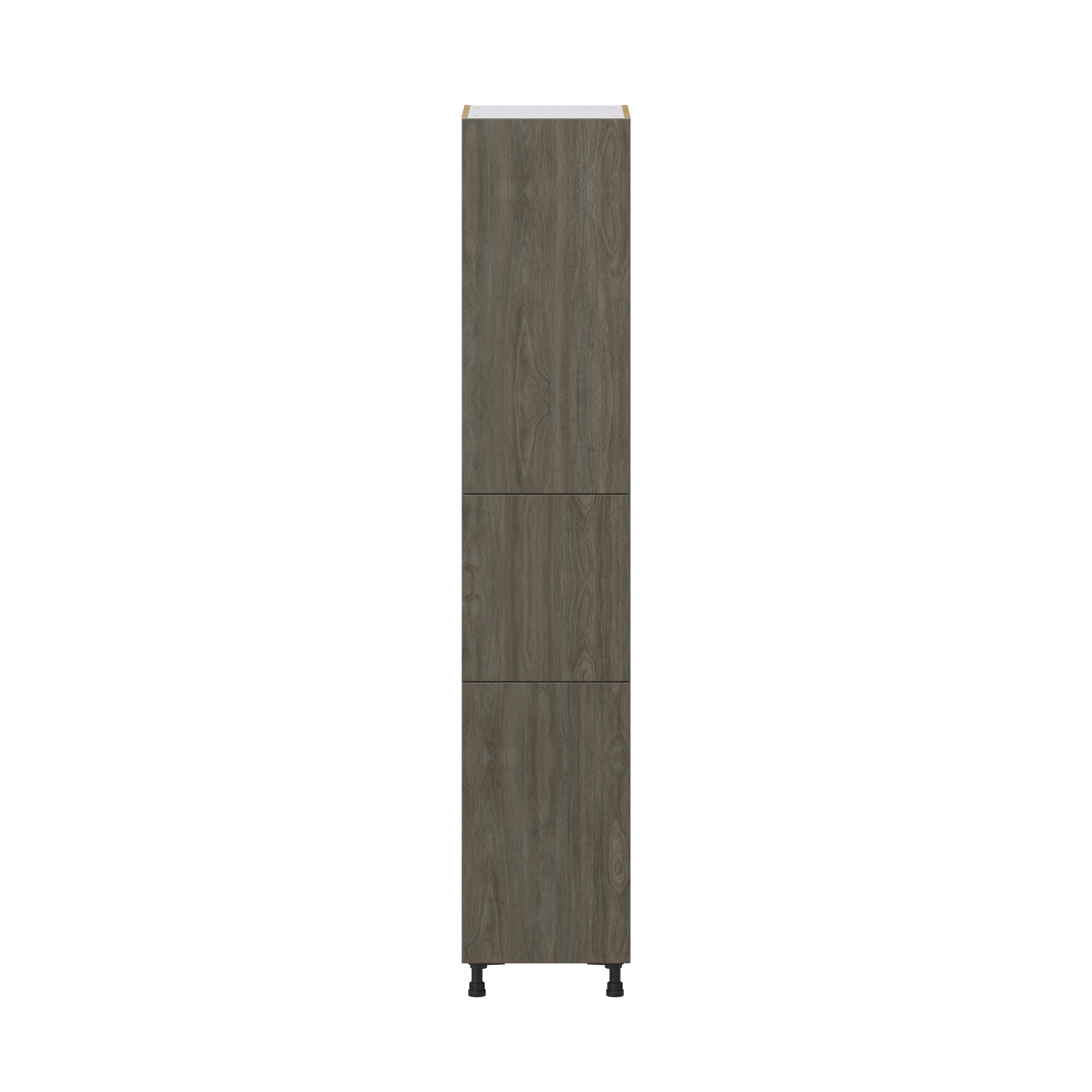 Cordyline Textured Slab Walnut Assembled Pantry Cabinet with 2 Doors and 3 Inner Drawers (18 in. W X 94.5 in. H X 24 in. D)