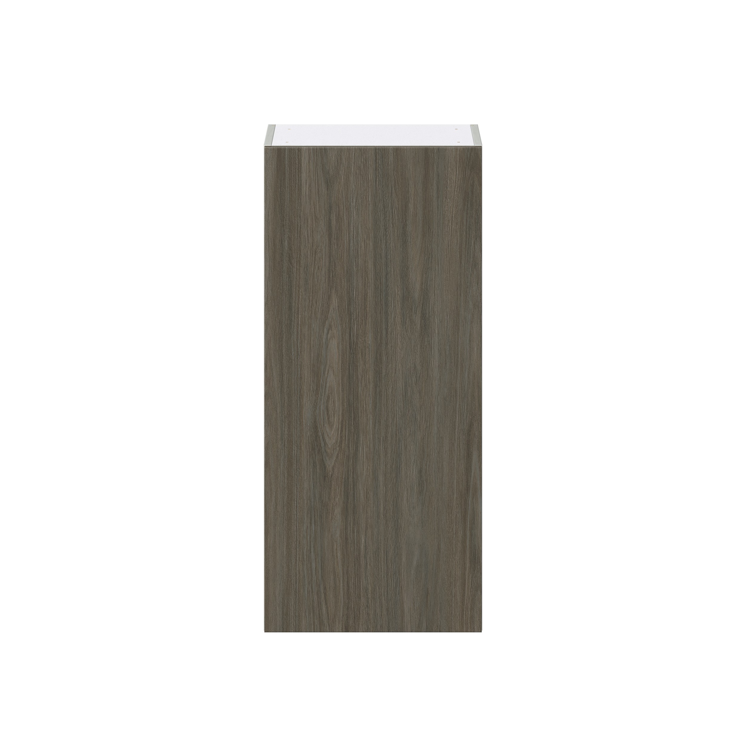 Cordyline Textured Slab Walnut Assembled Wall Cabinet with Full High Door (18 in. W x 40 in. H x 14 in. D)