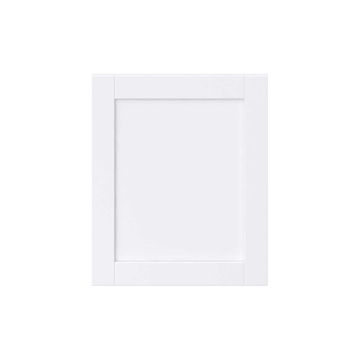 Dahlia Bright White  Shaker 21 x 25 x 0.75 in. Door