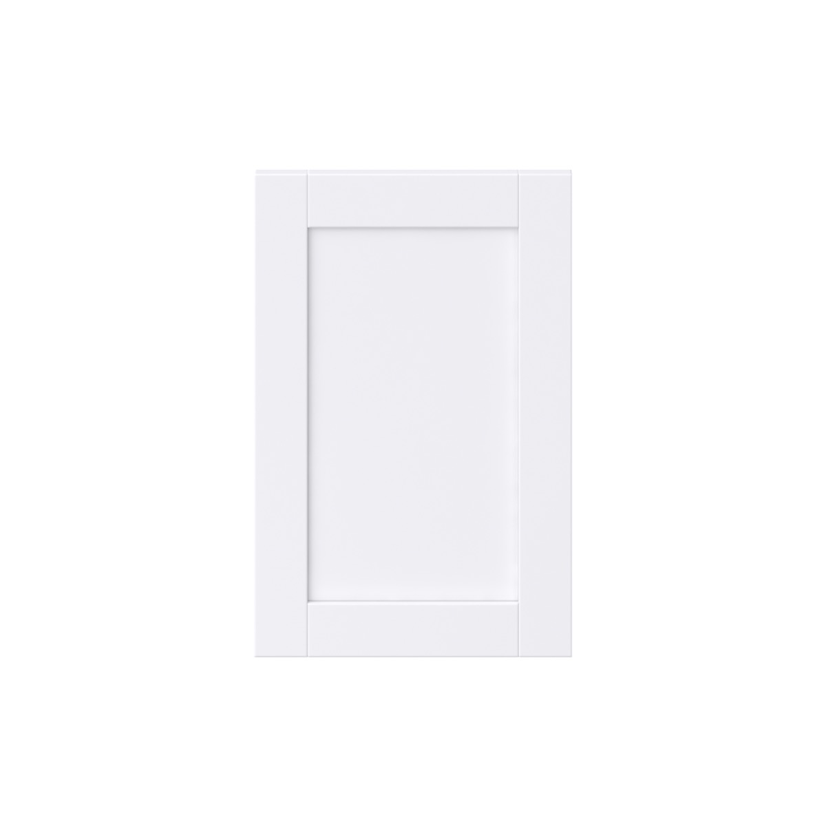 Dahlia Bright White  Shaker 16.5 x 25 x 0.75 in. Door