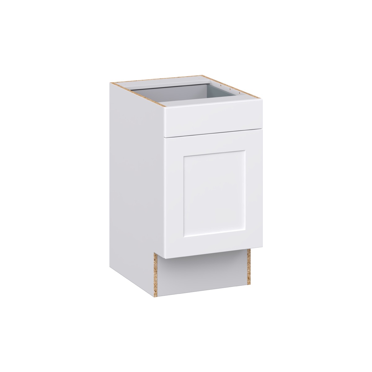 Jasmine Painted Warm White Shaker Assembled 18 in. W x 32.5 in. H x 24 in. D Accessible ADA Base Cabinet with 1 Drawer