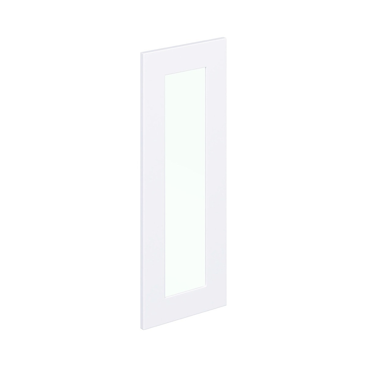 Jasmine Painted Warm White 13x35x0.75 in. Glass Door