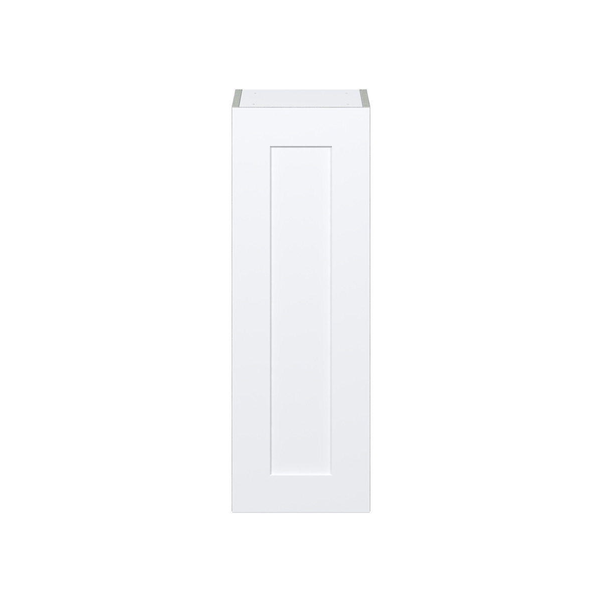 Jasmine Painted Warm White  Shaker Assembled Wall  Cabinet with Full High Door (12 in. W x 35 in. H x 14 in. D)