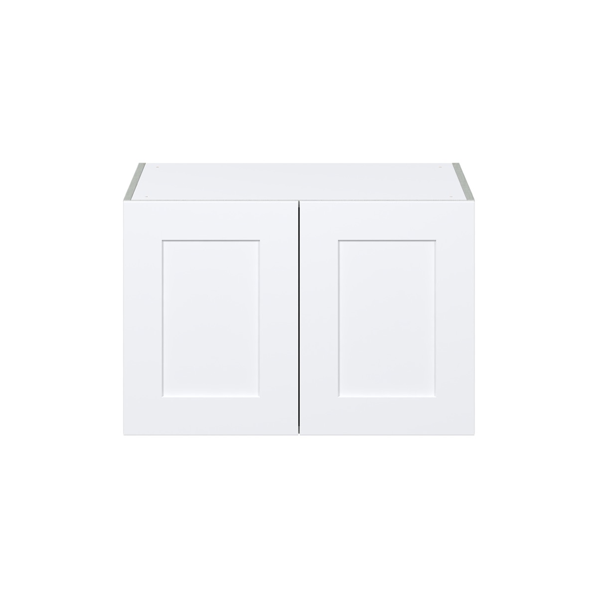 Jasmine Painted Warm White  Shaker Assembled Deep Wall Bridge Cabinet (30 in. W x 20 in. H x 24 in. D)