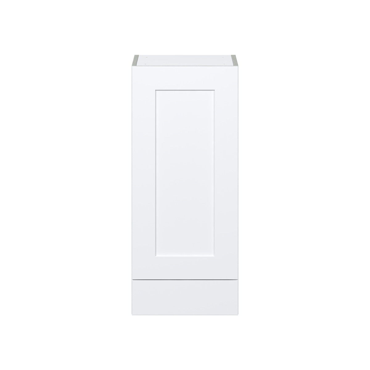 Jasmine Painted Warm White  Shaker Assembled Wall  Cabinet with a Door and a 5 in. Drawer (15 in. W x 35 in. H x 14 in. D)