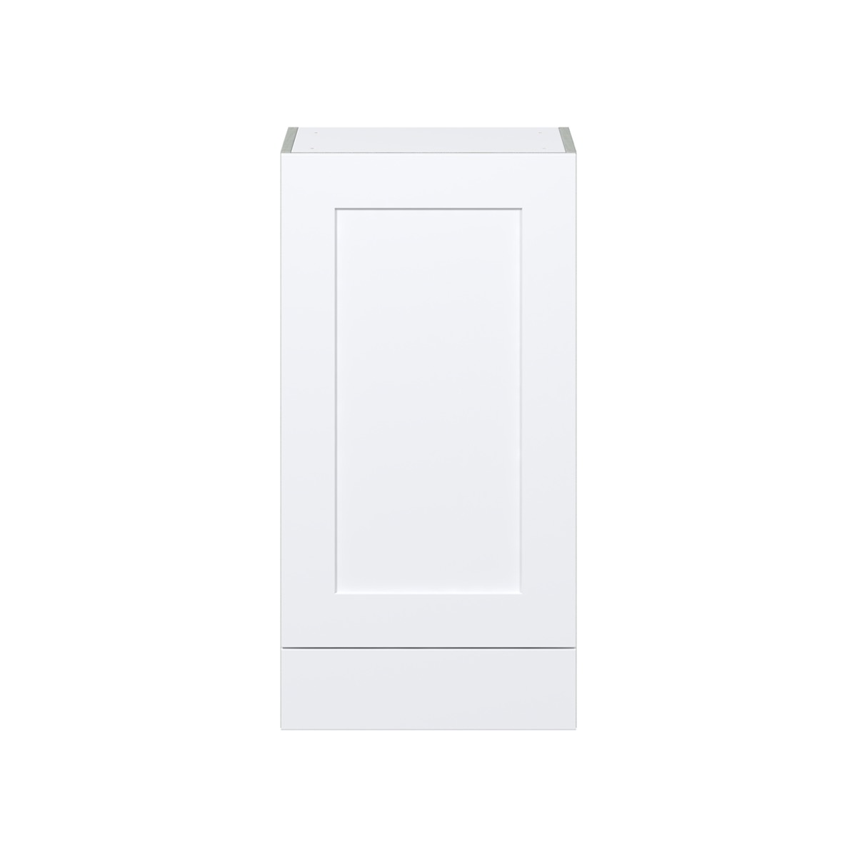 Jasmine Painted Warm White  Shaker Assembled Wall  Cabinet with a Door and a 5 in. Drawer (18 in. W x 35 in. H x 14 in. D)