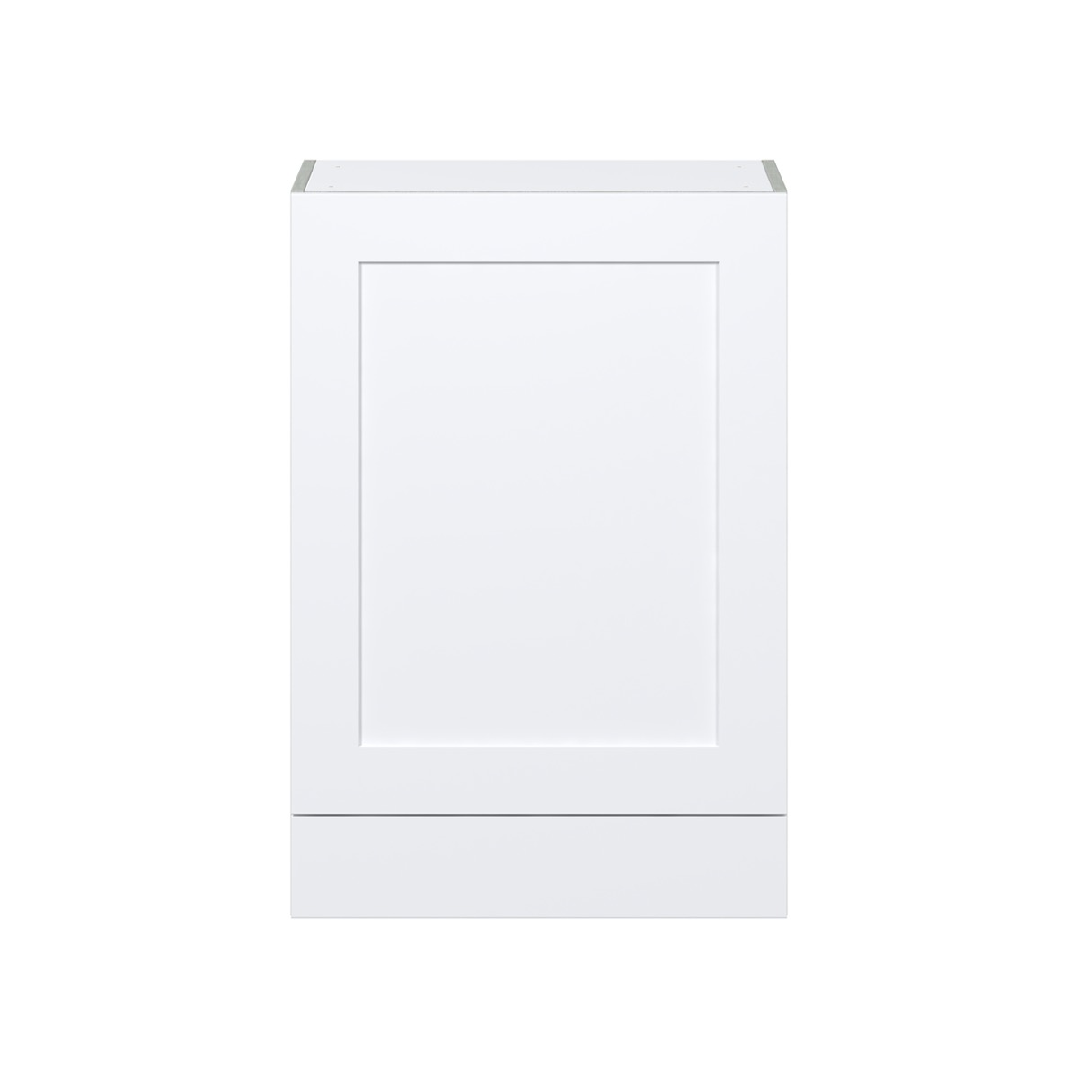 Jasmine Painted Warm White  Shaker Assembled Wall  Cabinet with a Door and a 5 in. Drawer (24 in. W x 35 in. H x 14 in. D)