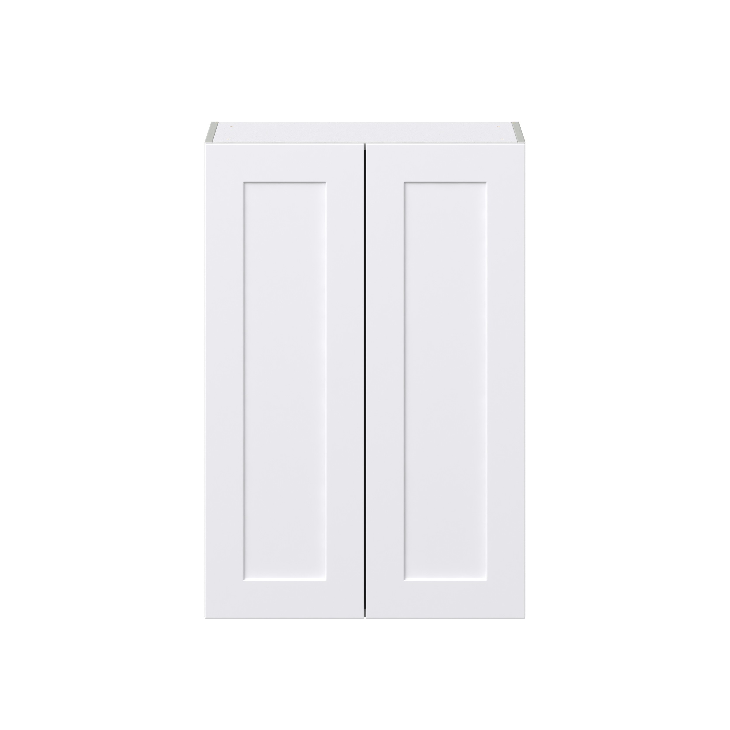 Jasmine Painted Warm White Shaker Assembled Wall Cabinet (27 in. W X 40 in. H X 14 in. D)