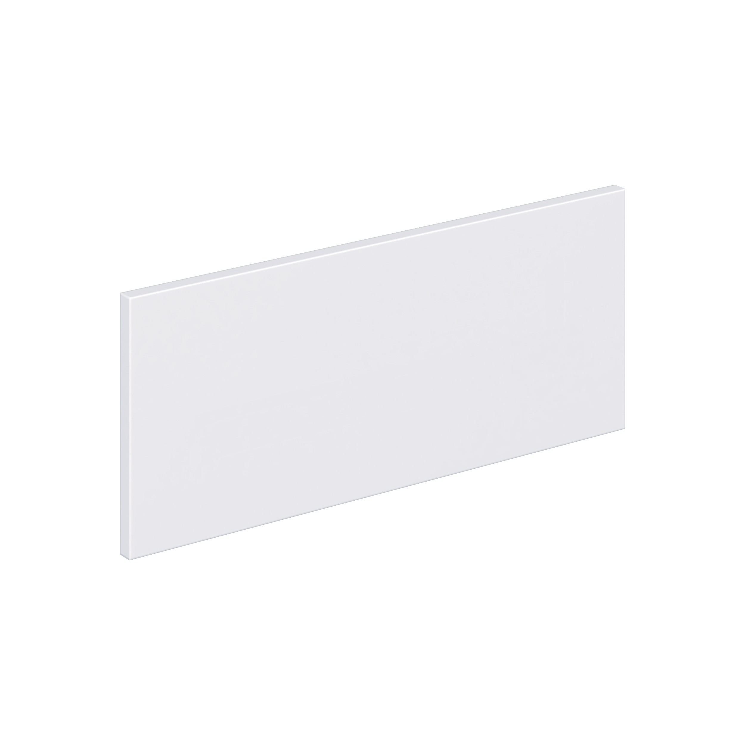 Lily Bright White  Slab 24 x 10 x 0.75 in. Drawer Front