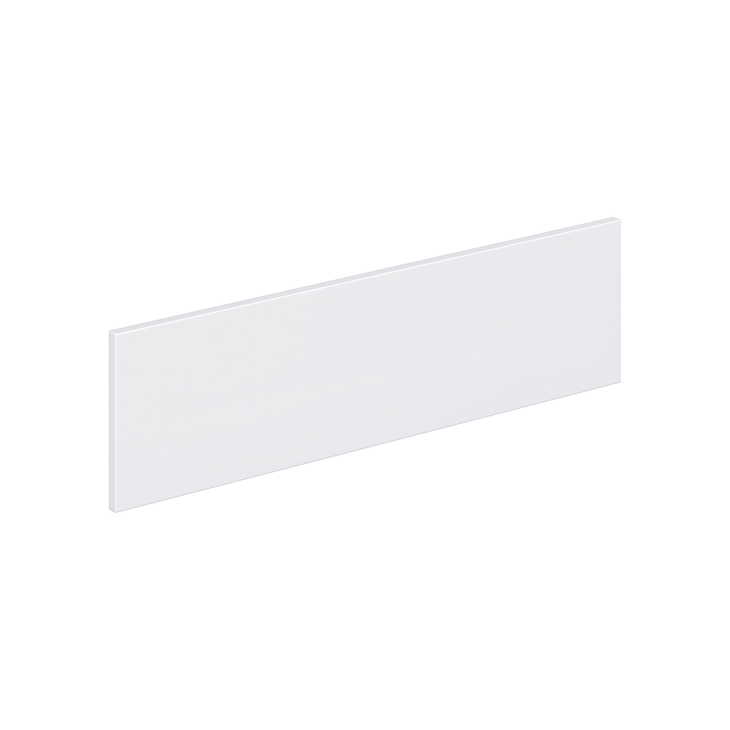 Lily Bright White  Slab 36 x 10 x 0.75 in. Drawer Front