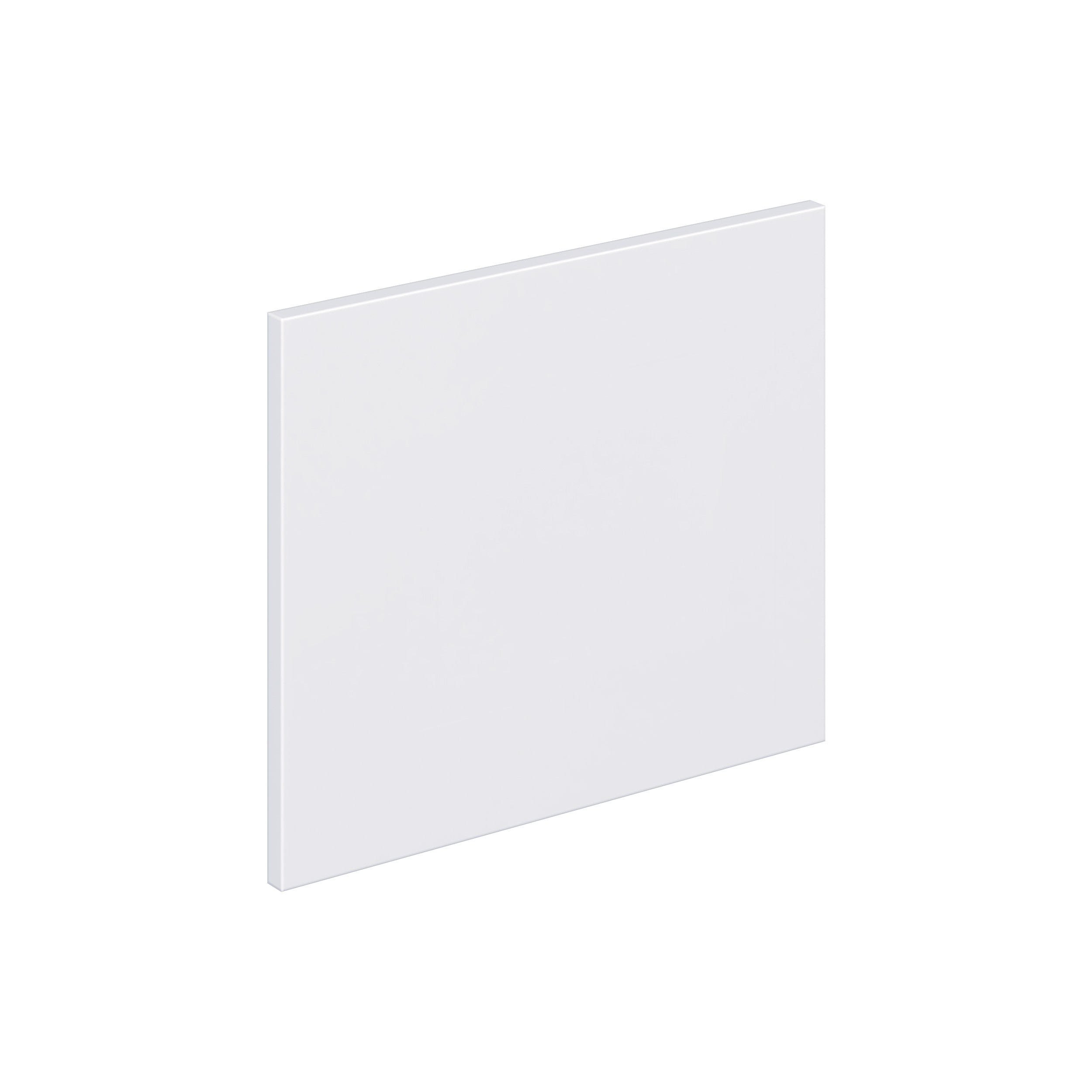 Lily Bright White  Slab 18 x 15 x 0.75 in. Drawer Front