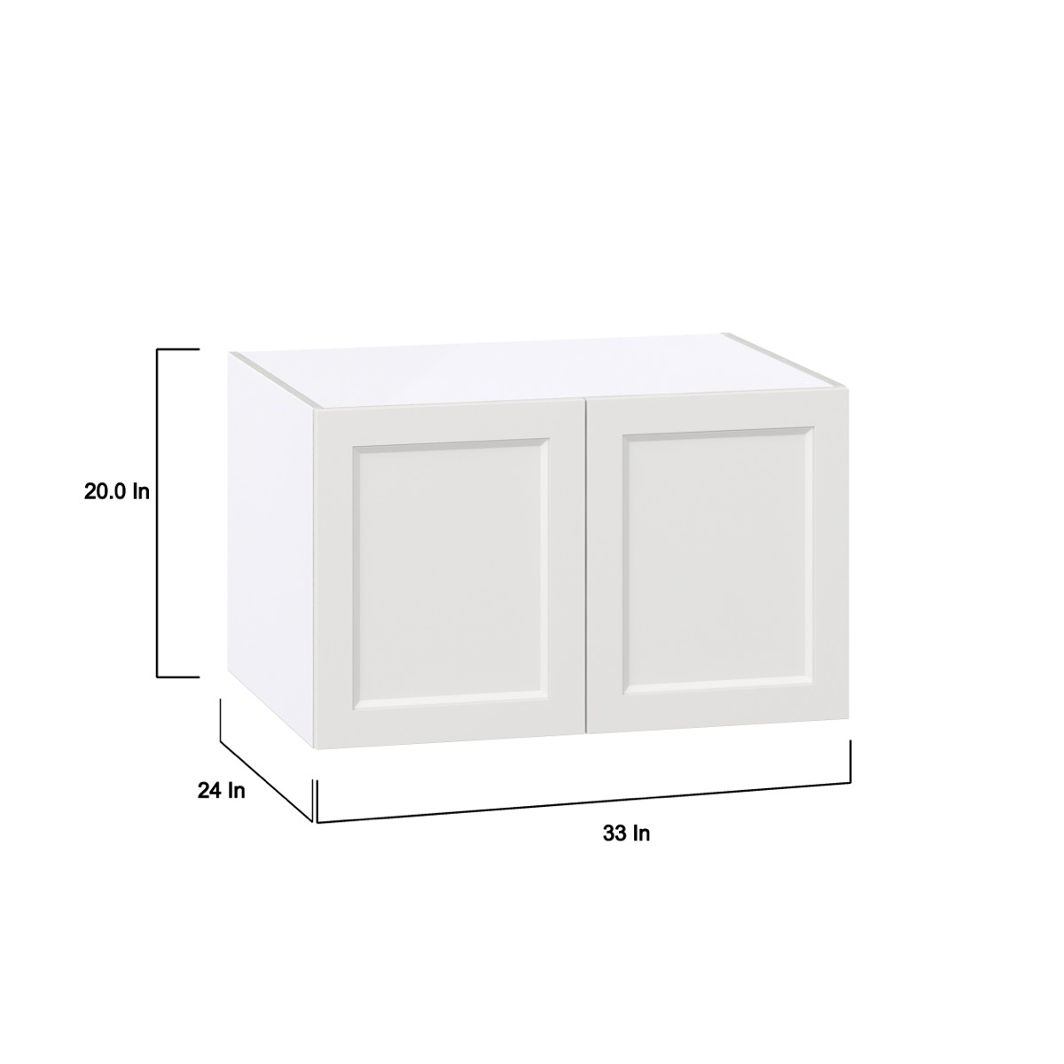 Magnolia Painted Bright White Recessed Assembled Deep Wall Bridge  Cabinet (33 in. W X 15 in. H X 24 in. D)