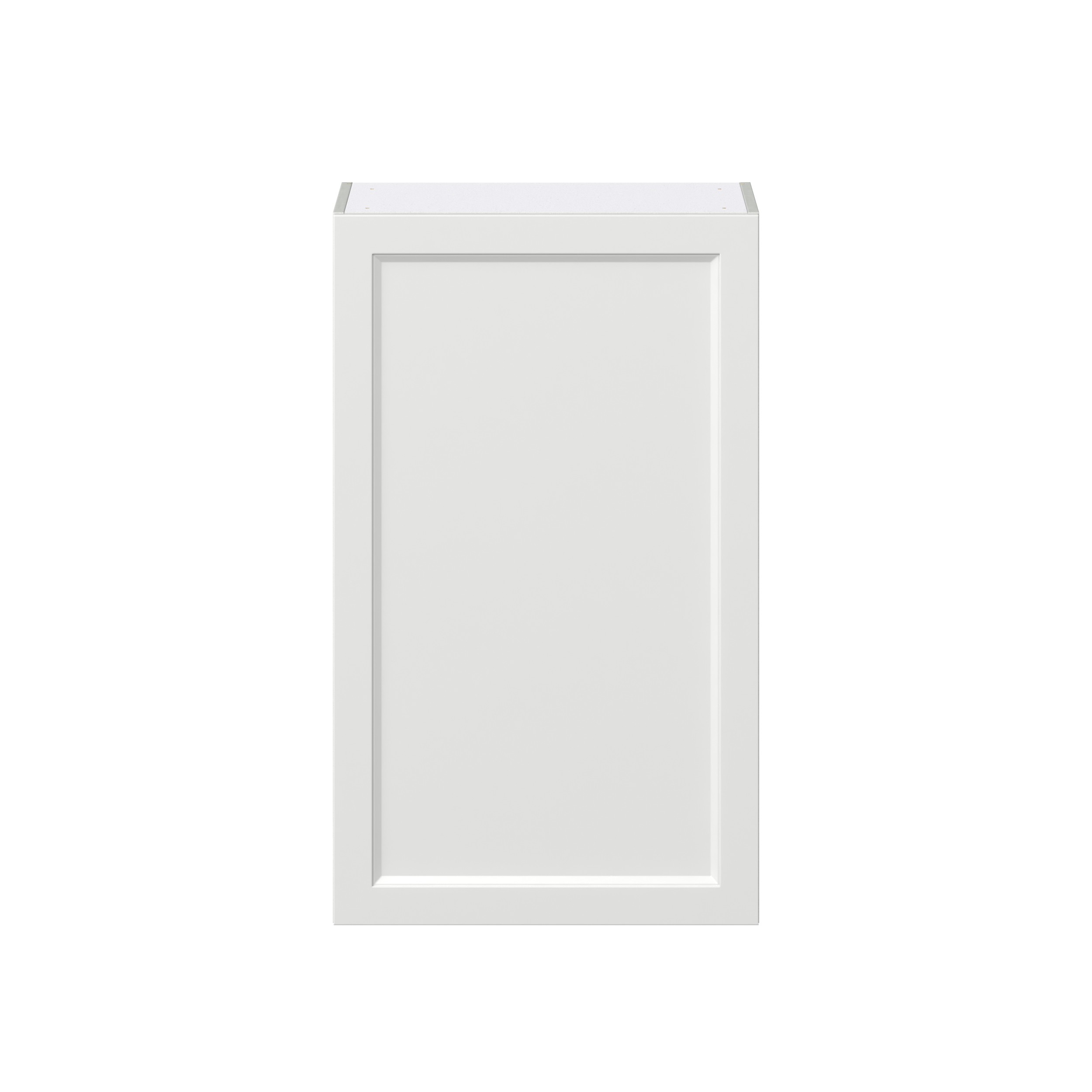 Magnolia Painted Bright White Recessed Assembled Wall Cabinet with Full High Door (24 in. W x 40 in. H x 14 in. D)