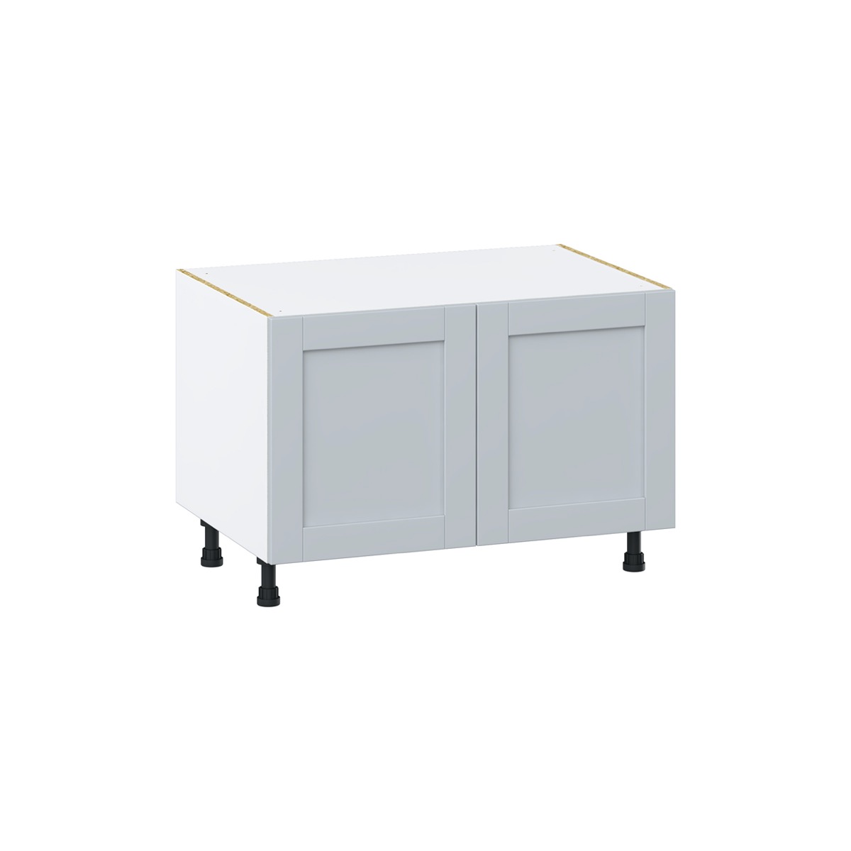 Sea Holly Light Gray  Shaker Assembled Apron Front Sink Base Cabinet (36 in. W x 24.50 in. H x 24 in. D)