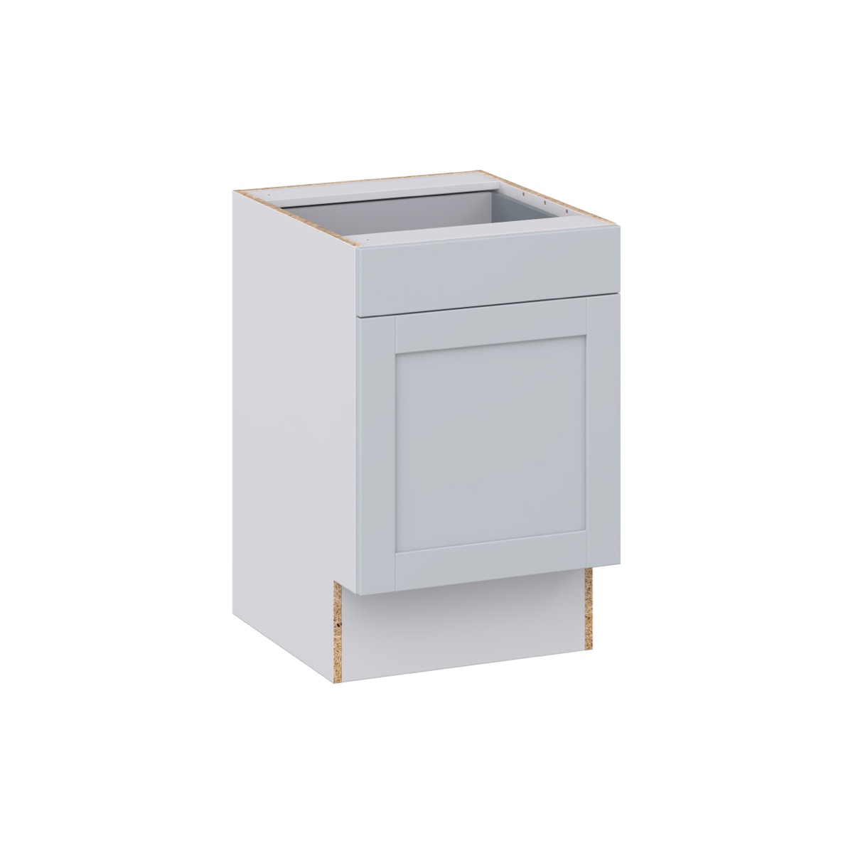 Sea Holly Light Gray Shaker Assembled 21 in. W x 32.5 in. H x 24 in. D Accessible ADA Base Cabinet with 1 Drawer