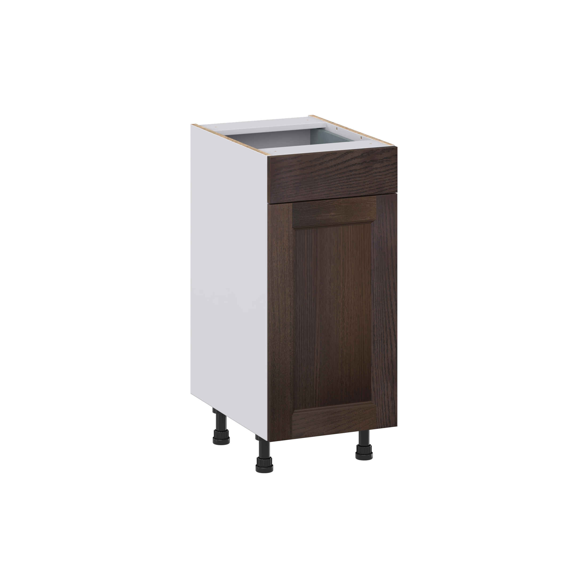 Summerina Chestnut Solid Wood Recessed Assembled 15 in. W x 34.5 in. H x 21 in. D Vanity Base Cabinet with 1 Drawer