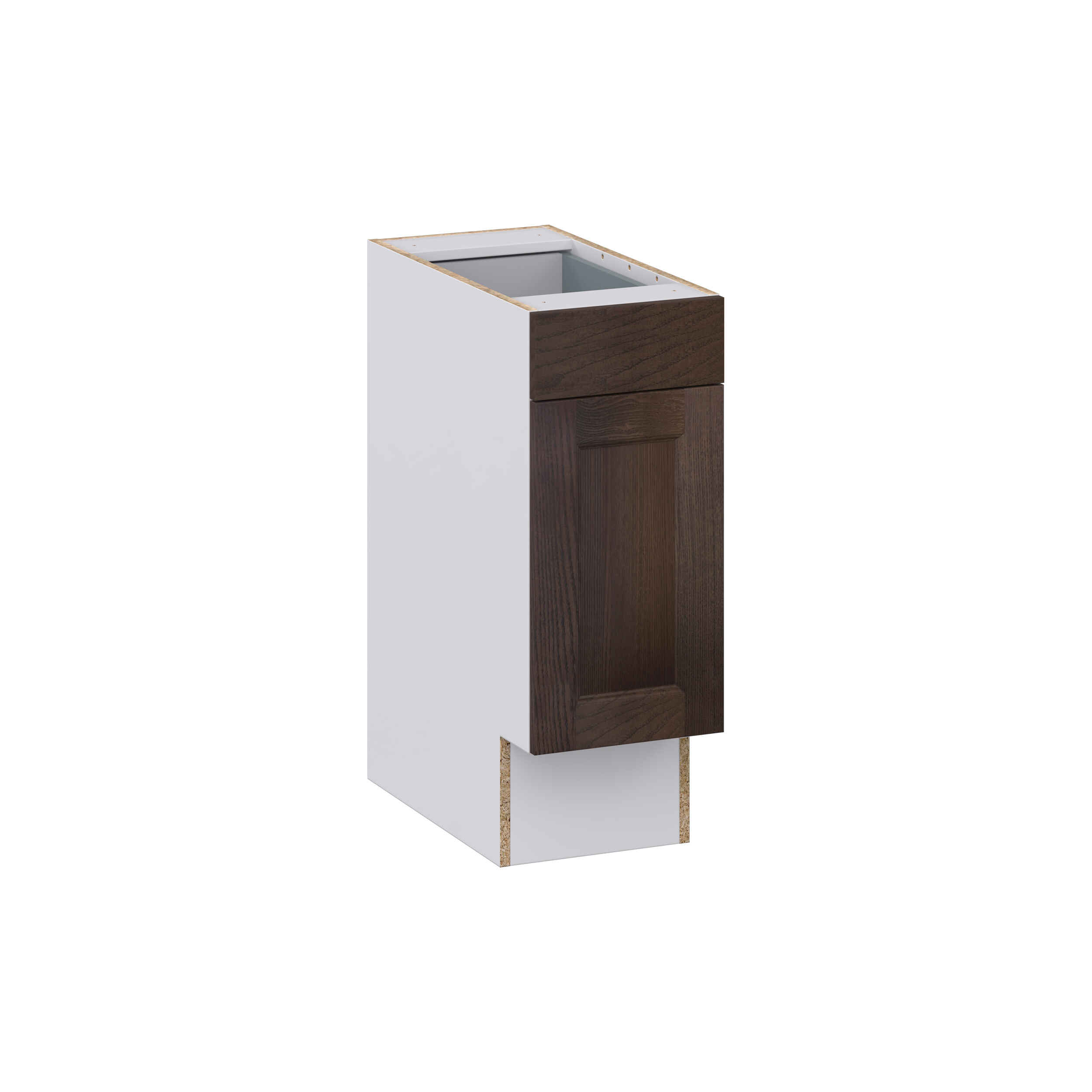 Summerina Chestnut Solid Wood Recessed Assembled 12 in. W x 32.5 in. H x 24 in. D Accessible ADA Base Cabinet with 1 Drawer