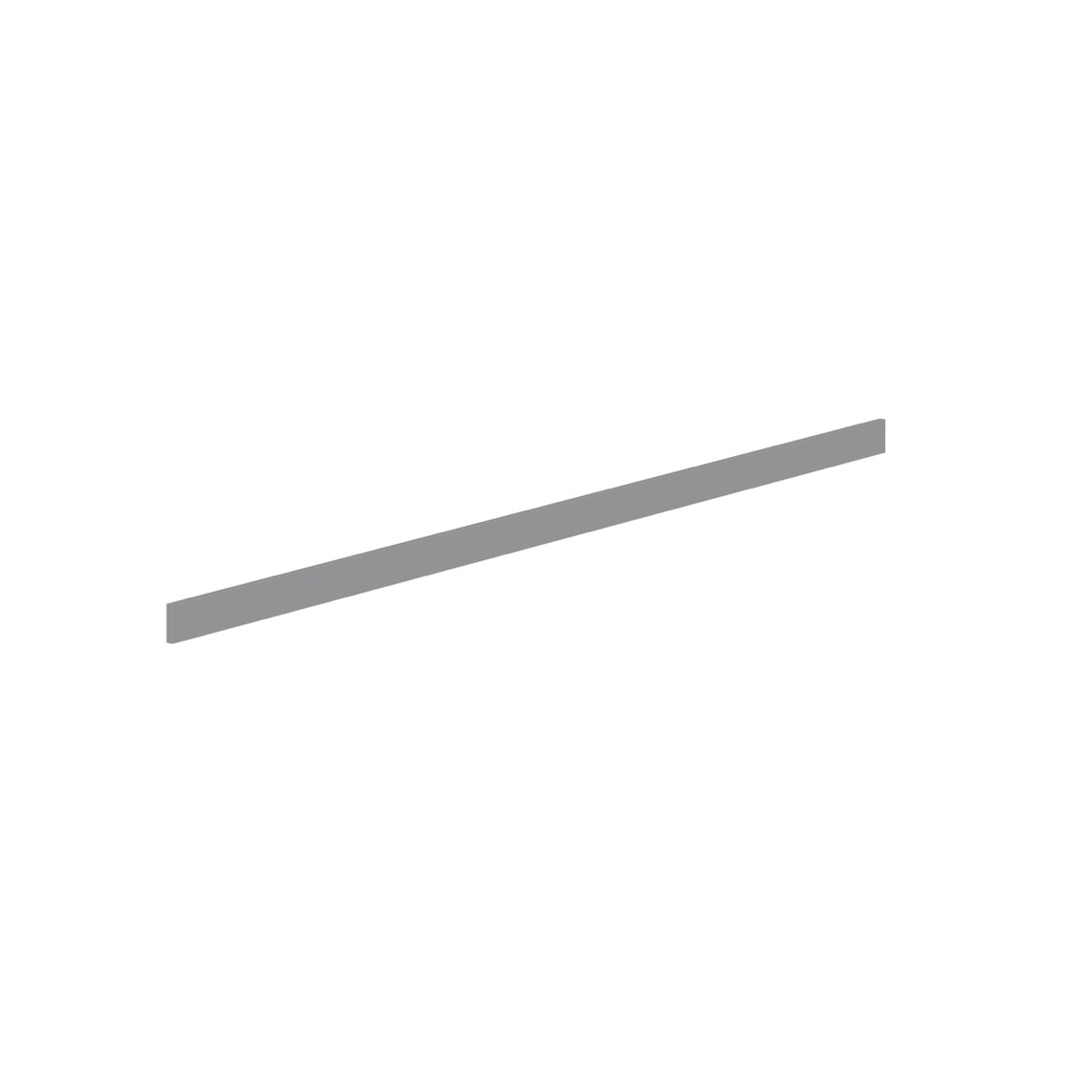 3 in. W x 96 in. H x 0.75 in. D  Willow Painted Slate Gray Cabinet Filler Strip