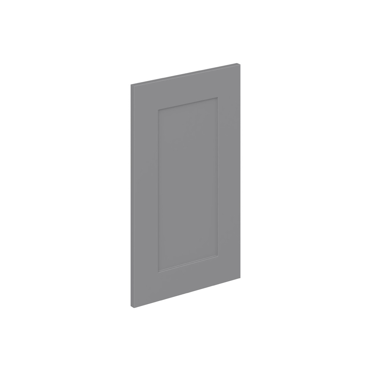 Willow Painted Slate Gray  Shaker 15 x 25 x 0.75 in. Door