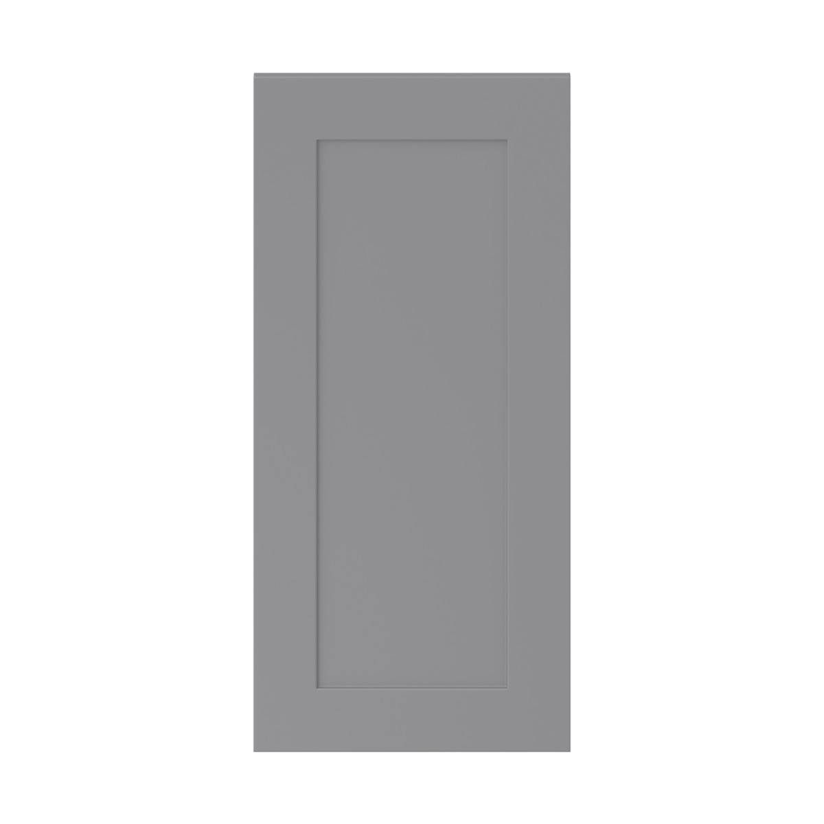 Willow Painted Slate Gray  Shaker 16.5 x 35 x 0.75 in. Door